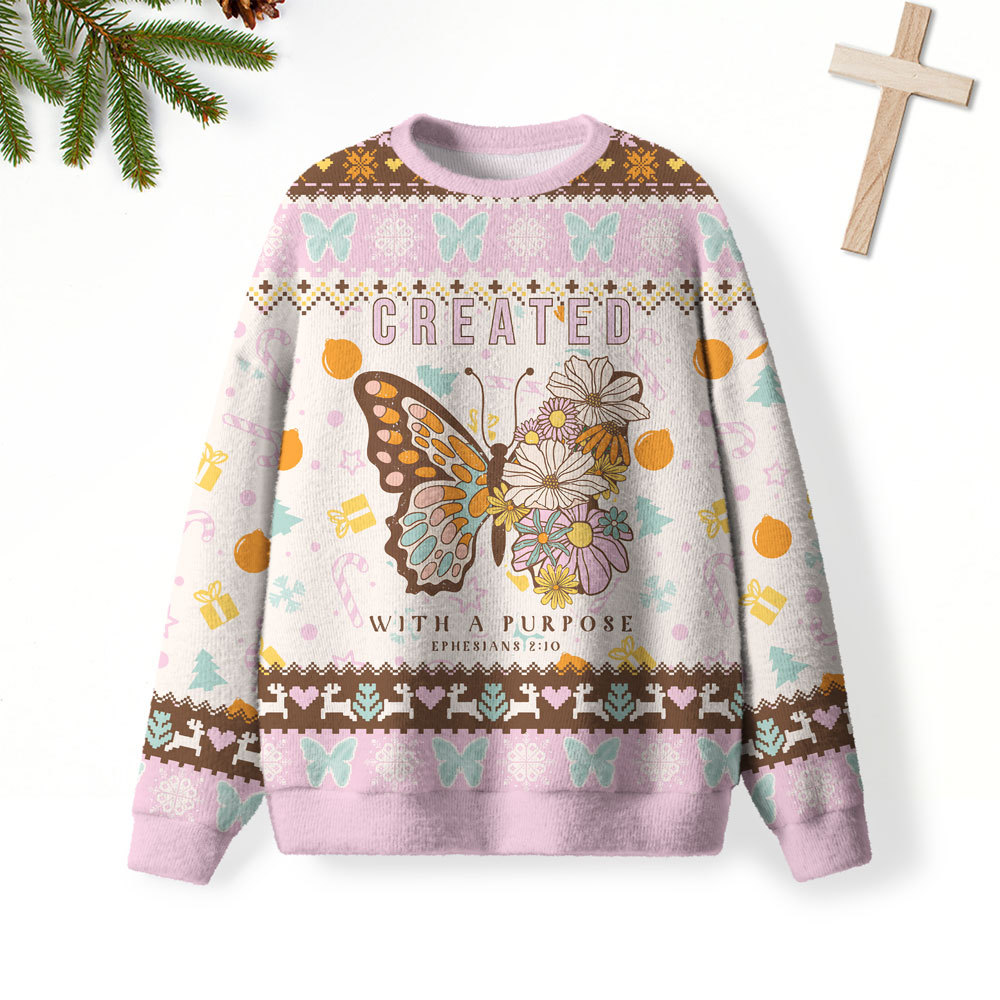 Created With Purpose Christian Lightweight Sweater