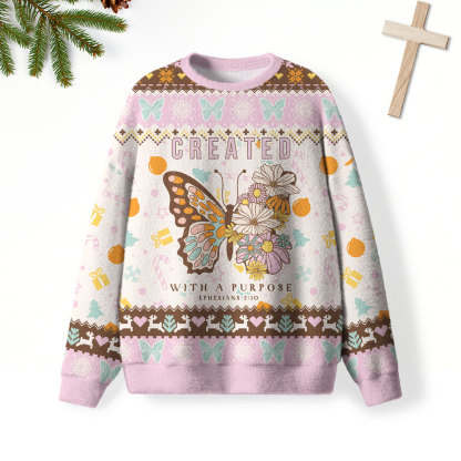 Created With Purpose Christian Lightweight Sweater