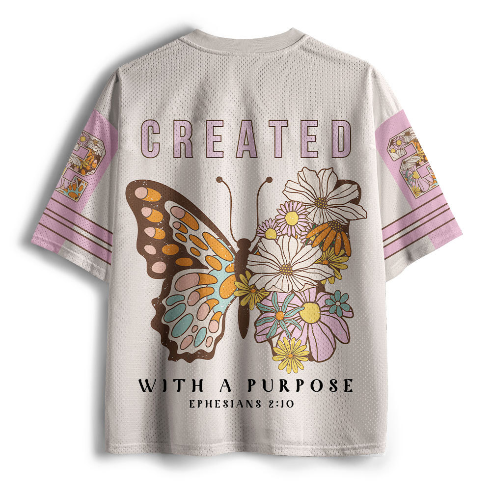 Created With Purpose Christian Mesh Jersey