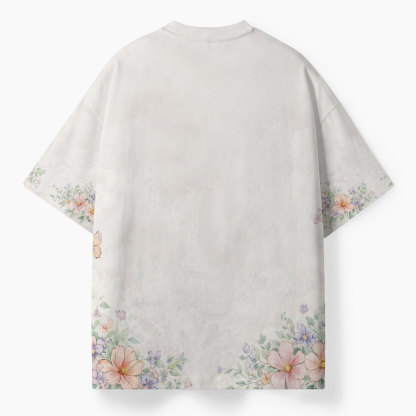 Created With Purpose Oversized All-Over Print Christian T-Shirt