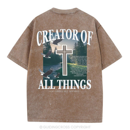 Creator Of All Christian Washed T-Shirt
