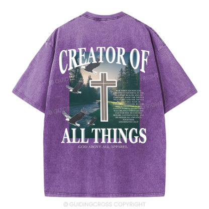 Creator Of All Christian Washed T-Shirt