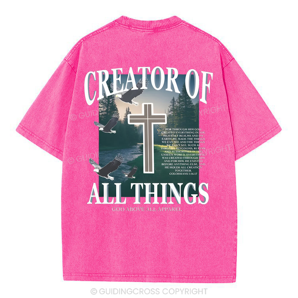 Creator Of All Christian Washed T-Shirt