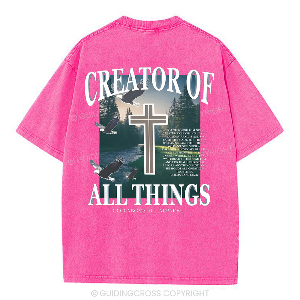 Creator Of All Christian Washed T-Shirt