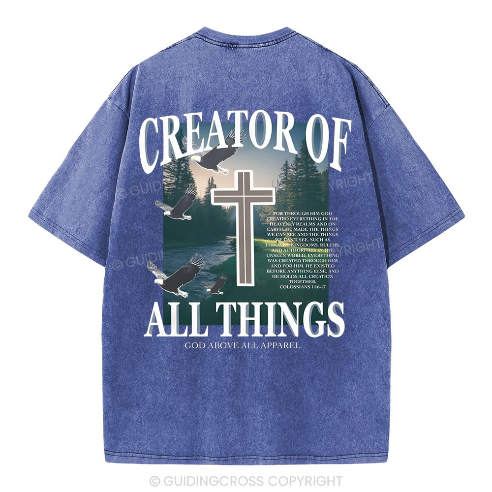 Creator Of All Christian Washed T-Shirt