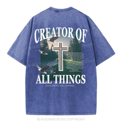 Creator Of All Christian Washed T-Shirt
