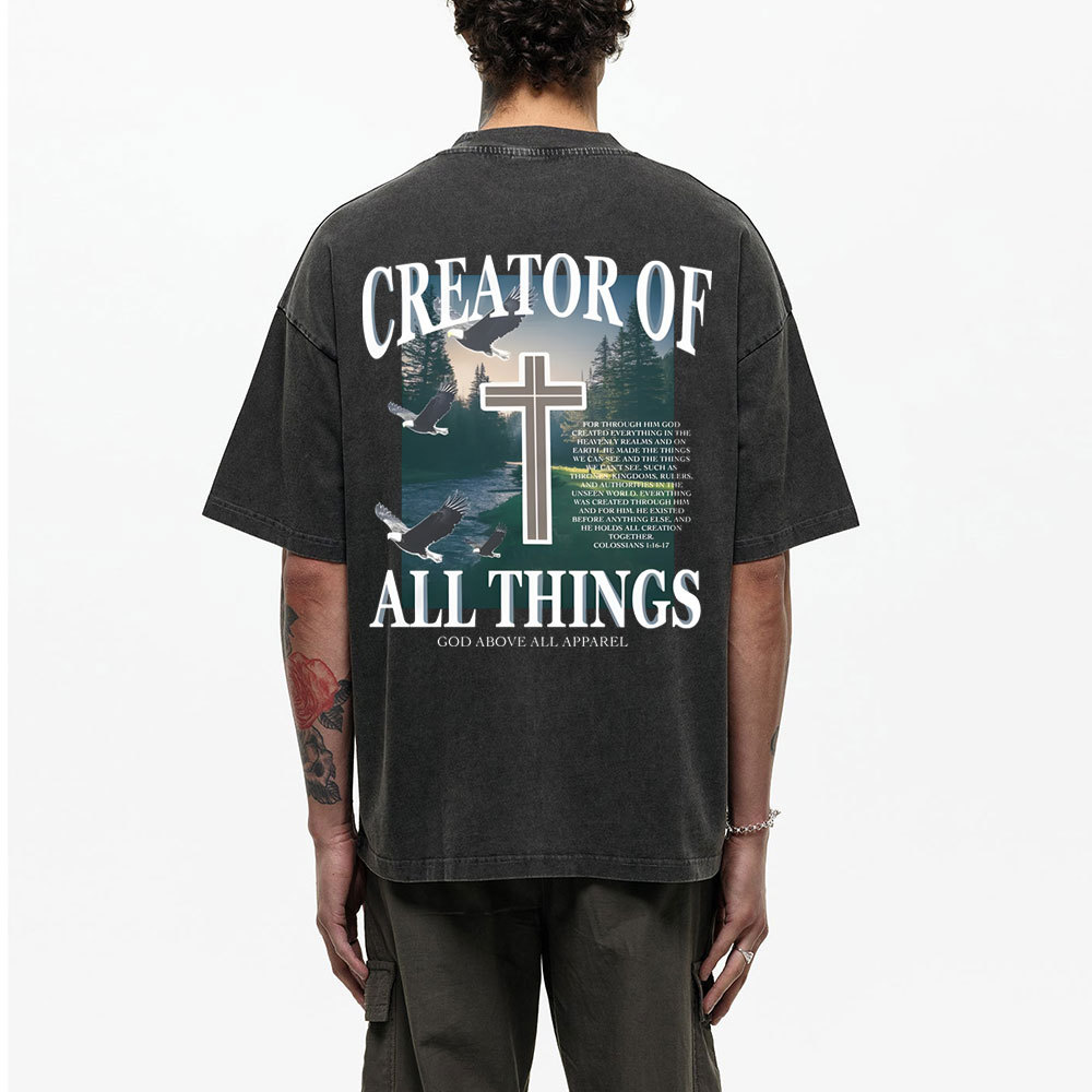 Creator Of All Christian Washed T-Shirt