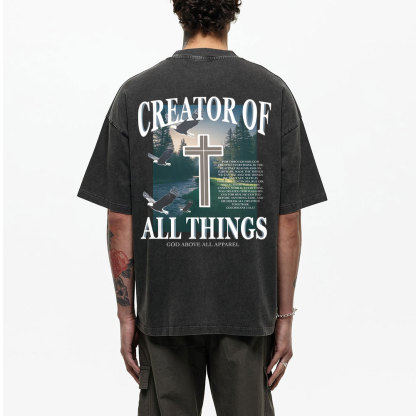 Creator Of All Christian Washed T-Shirt