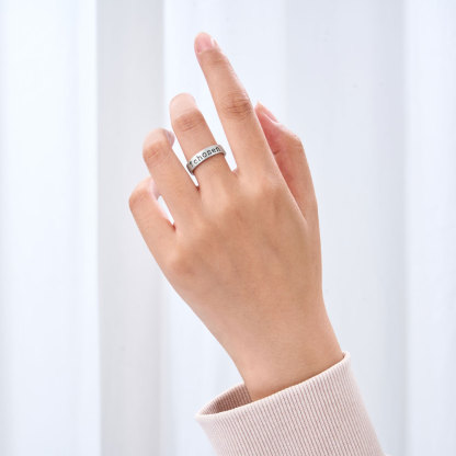 Cross And Chosen Christian 925 Sterling Silver Ring