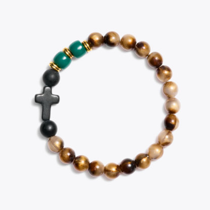 Cross Charm Beaded Bracelets – Faith Meets Style