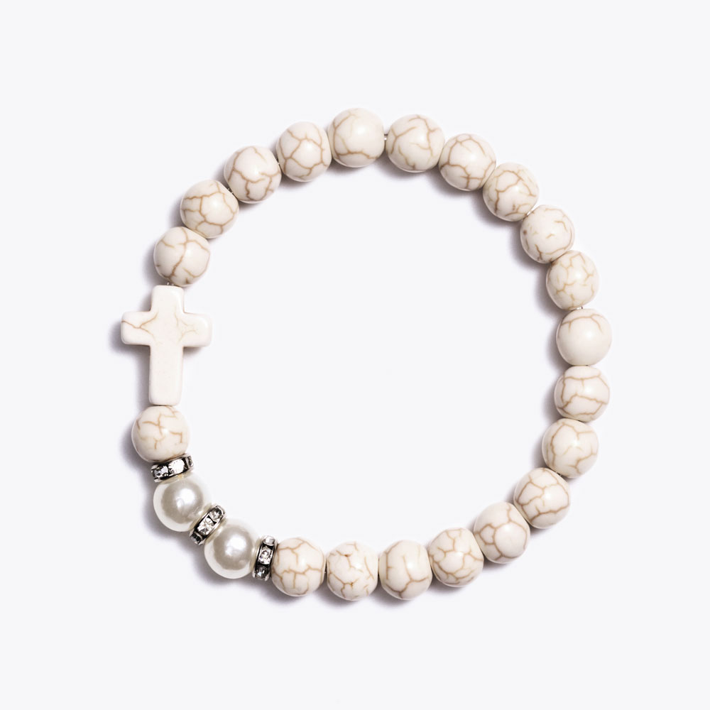Cross Charm Beaded Bracelets – Faith Meets Style