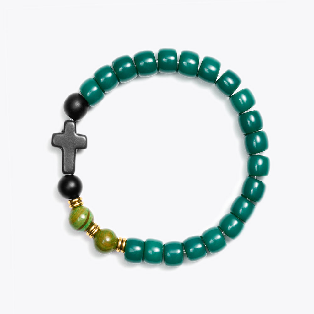 Cross Charm Beaded Bracelets – Faith Meets Style