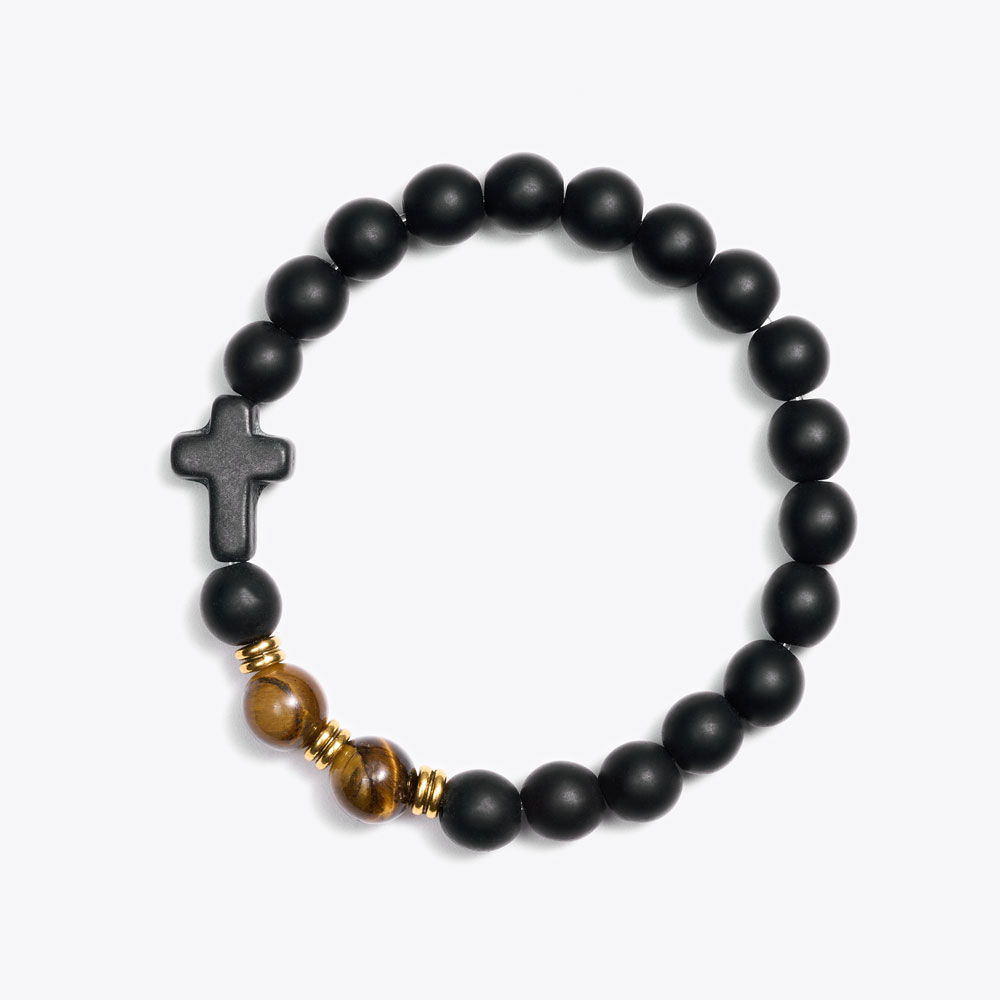 Cross Charm Beaded Bracelets – Faith Meets Style