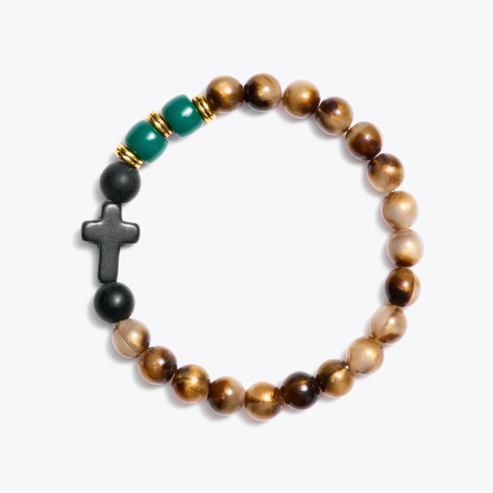 Cross Charm Beaded Bracelets – Faith Meets Style