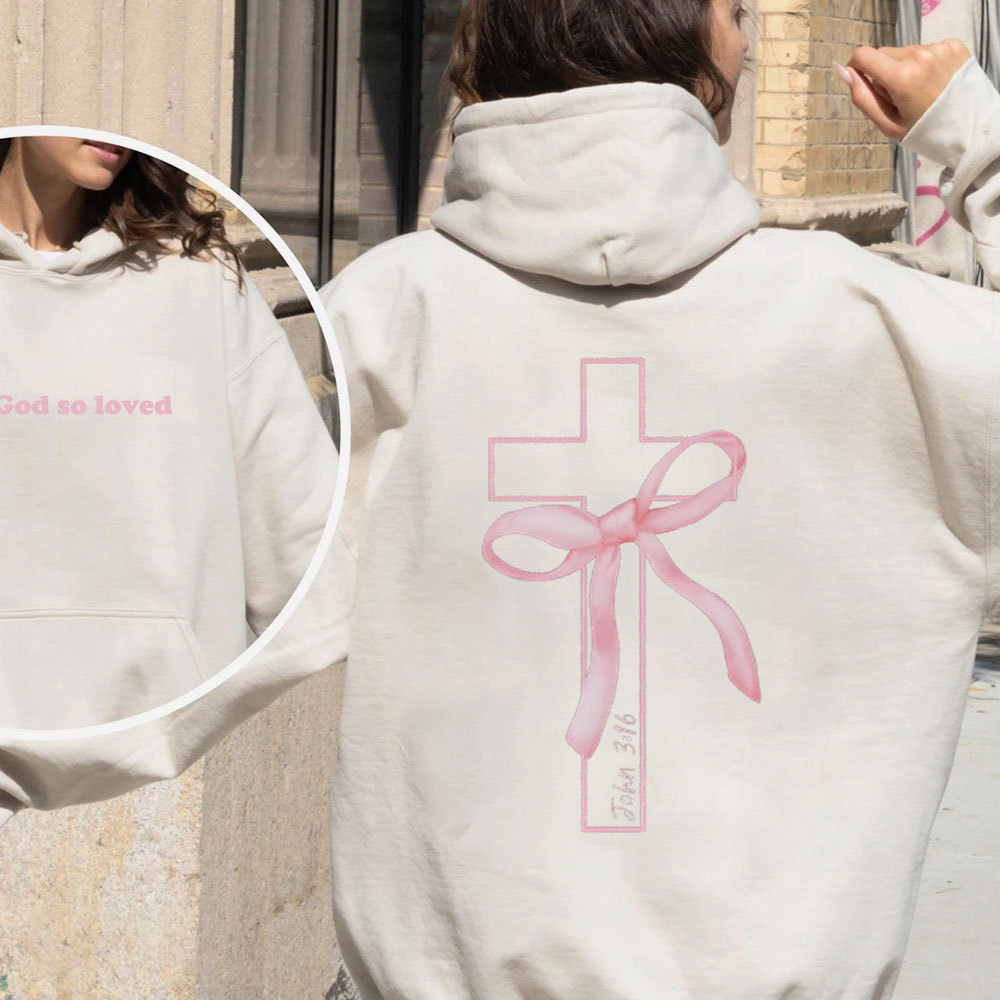 Cross Christian Fleece Hoodie Set