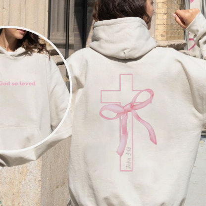 Cross Christian Fleece Hoodie Set