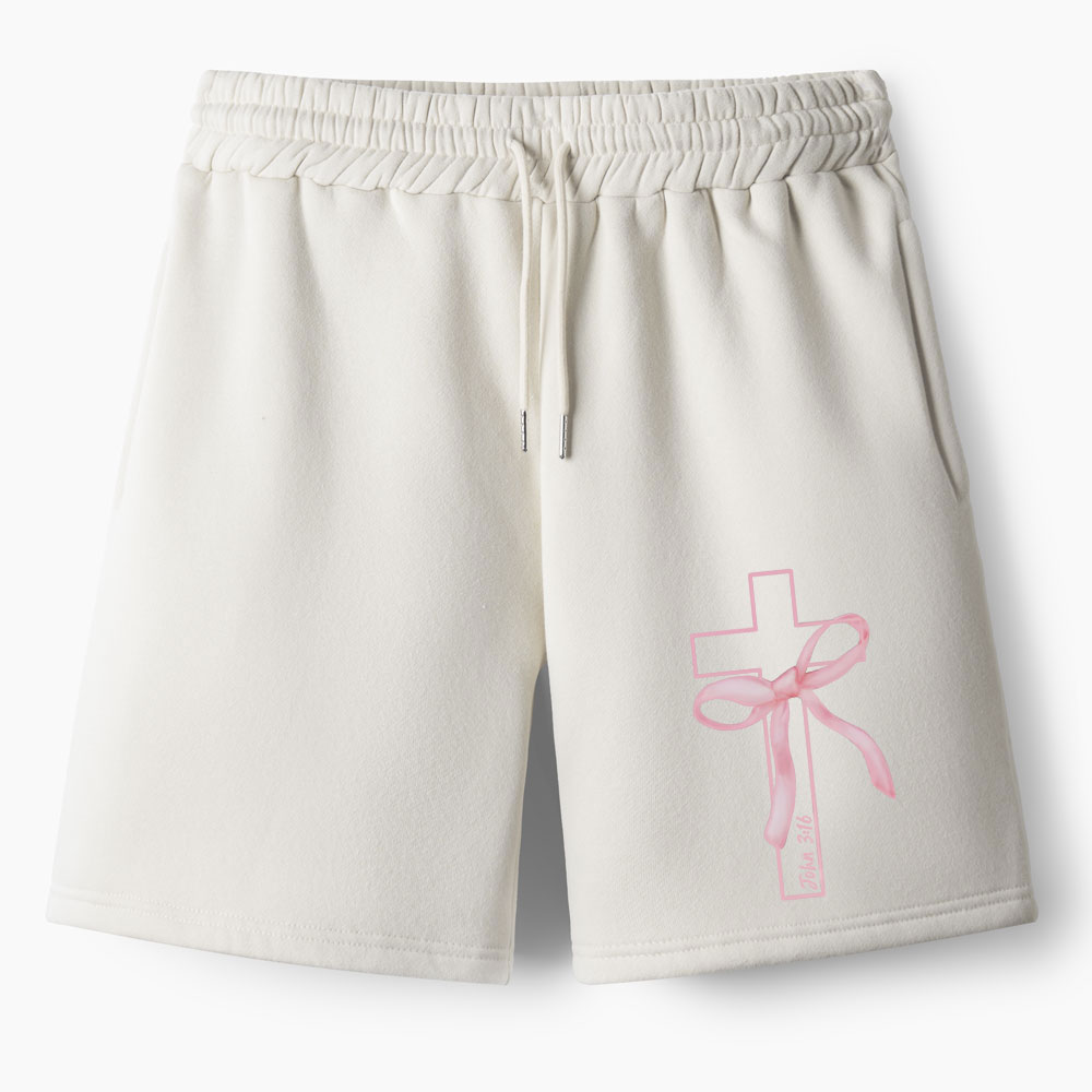 Cross Christian Fleece Shorts