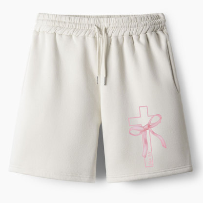 Cross Christian Fleece Shorts
