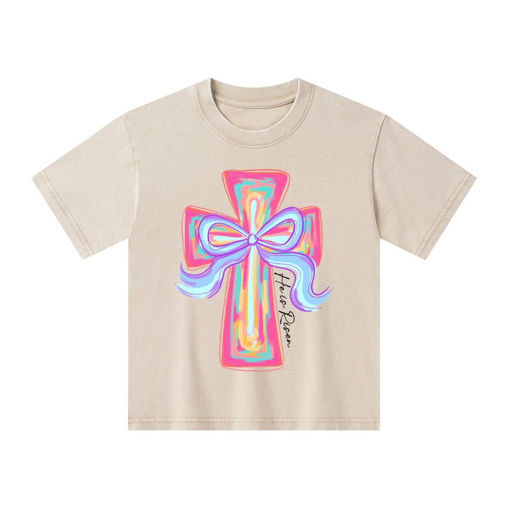 Cross Christian Kid Washed T-Shirt
