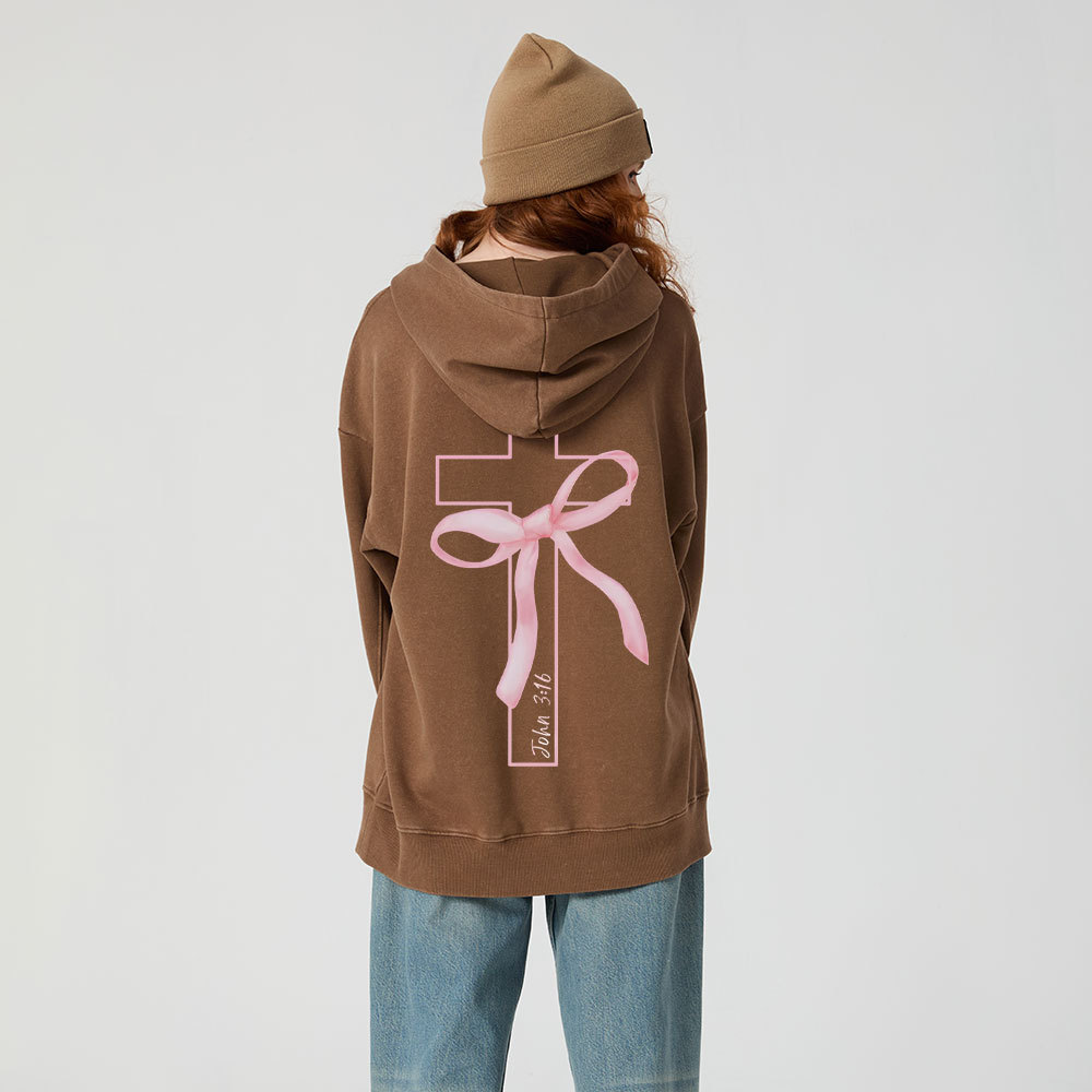 Cross Christian Washed Hoodie