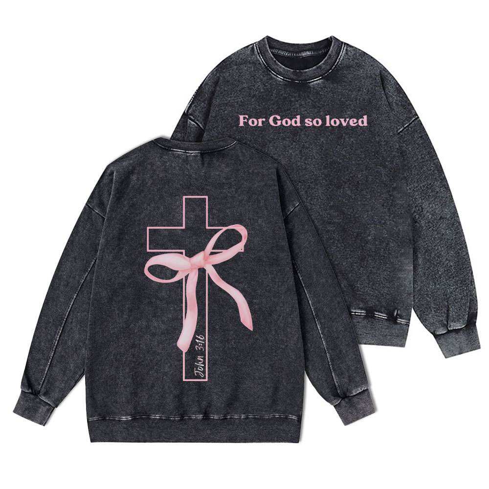 The Stone Was Rolled Away Christian Washed Sweatshirt Sale - GuidingCross