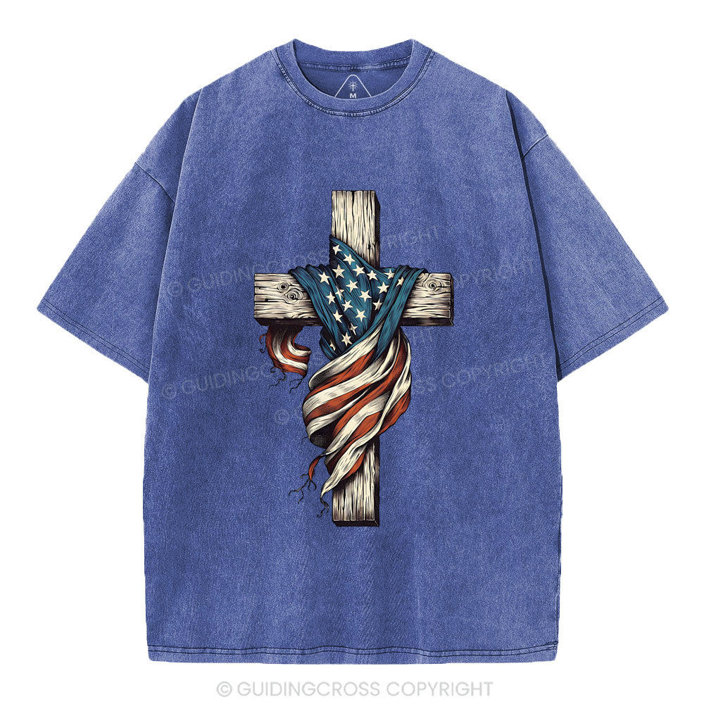 New-Sample Christian Washed T-Shirt Sale - GuidingCross