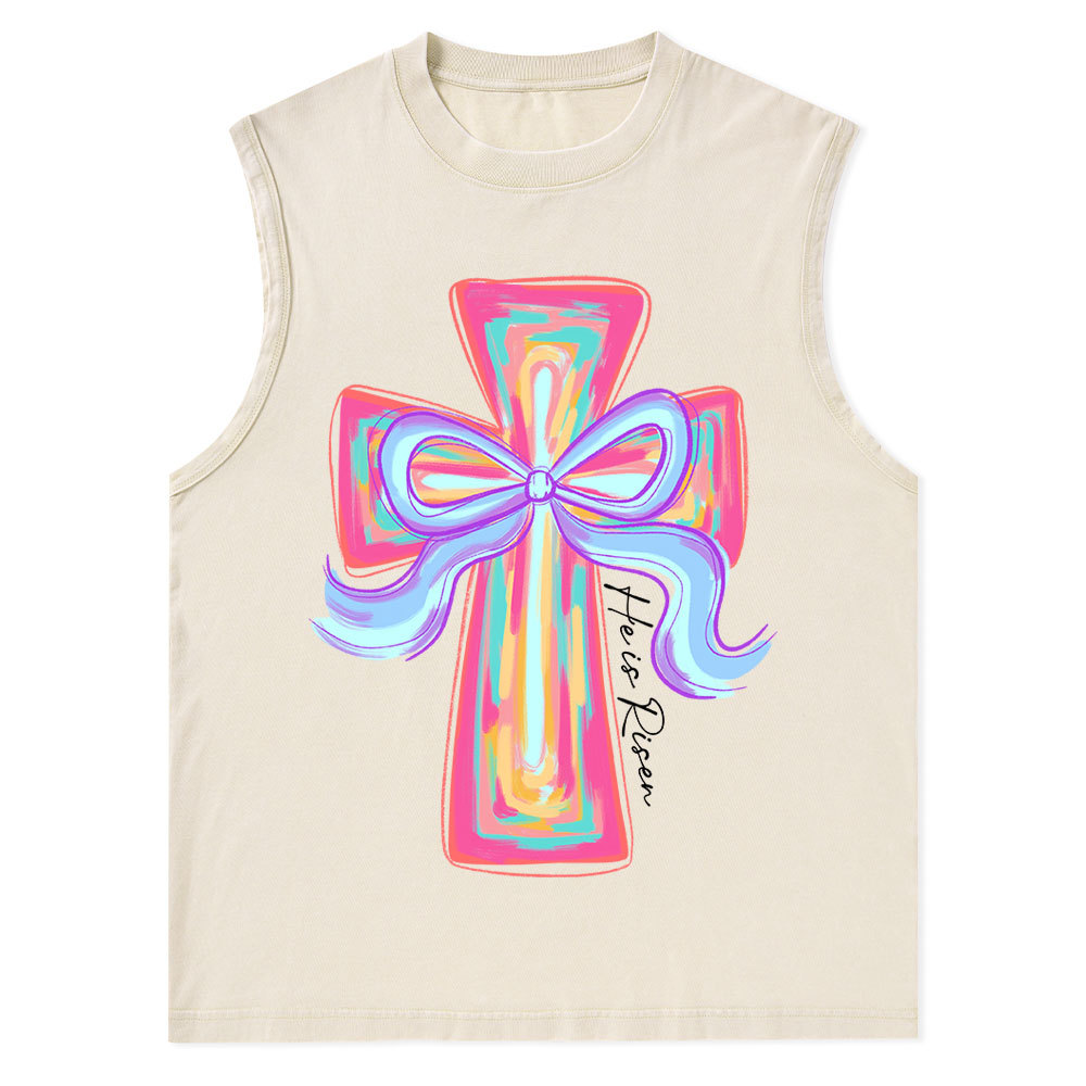 Cross Christian Washed Tank Top