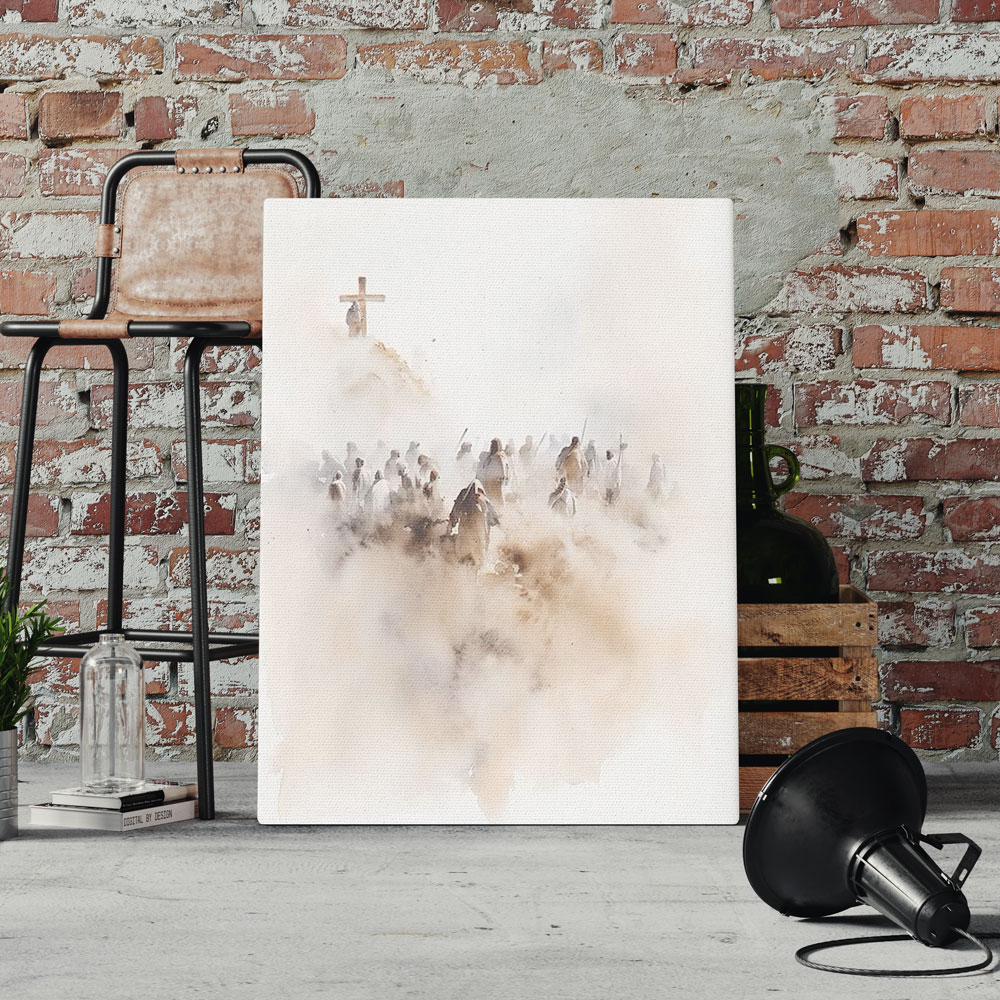 Cross Crucifixion Christian Canva Wall Art