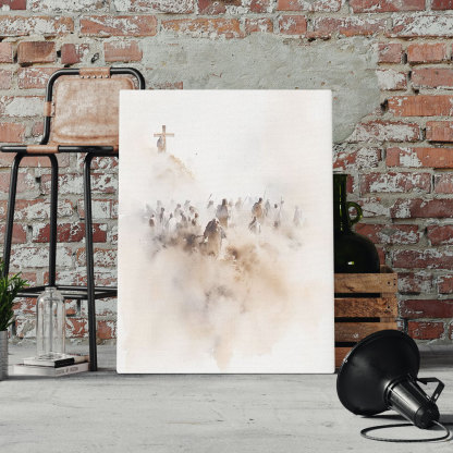 Cross Crucifixion Christian Canva Wall Art