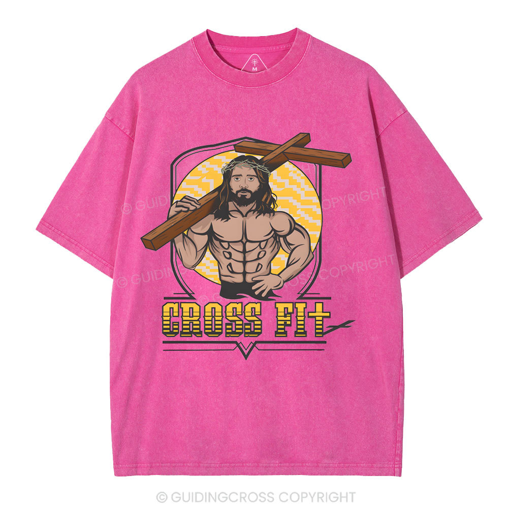 Cross Fit Christian Washed T-Shirt