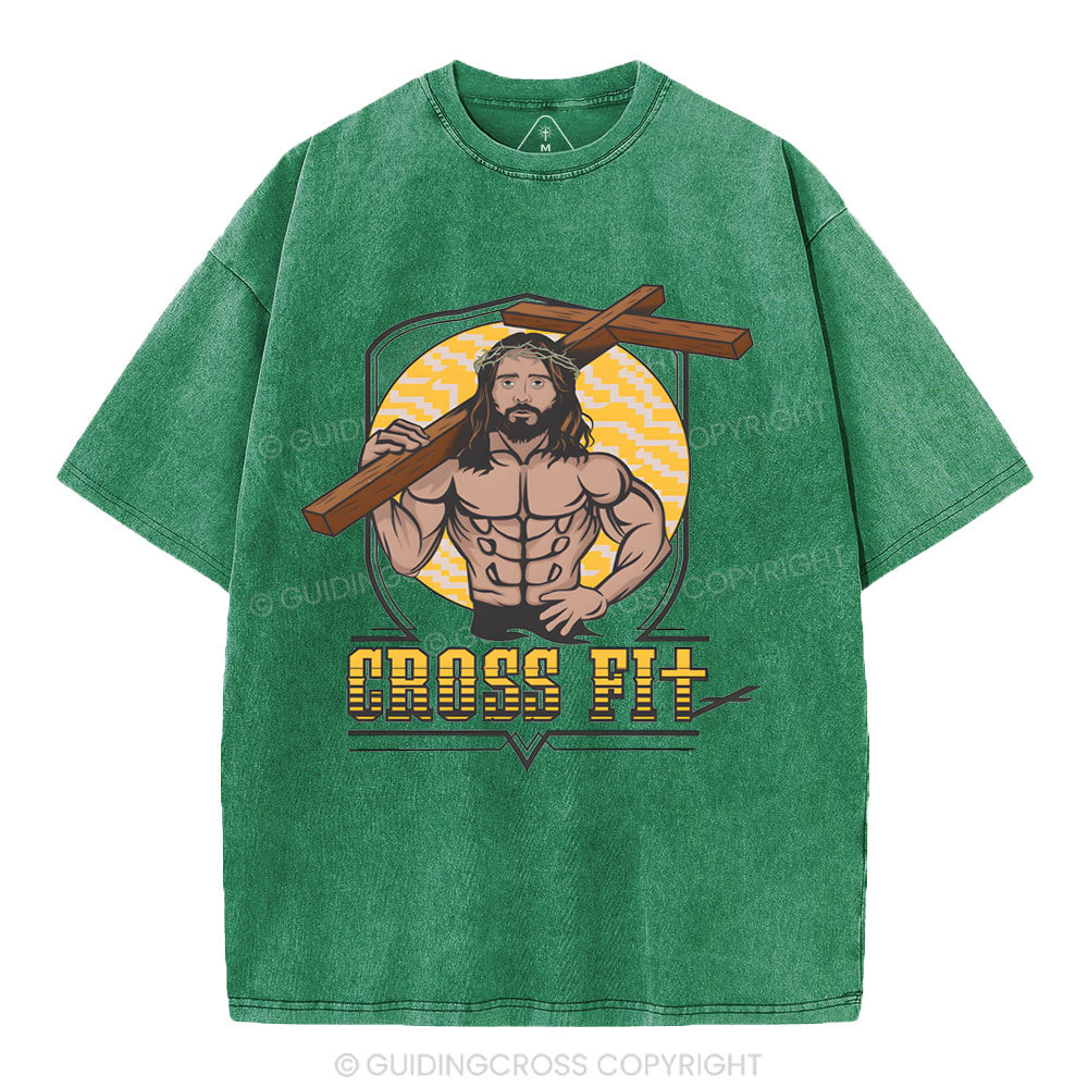 Cross Fit Christian Washed T-Shirt