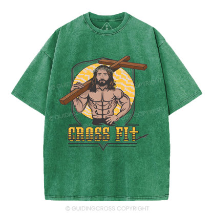 Cross Fit Christian Washed T-Shirt
