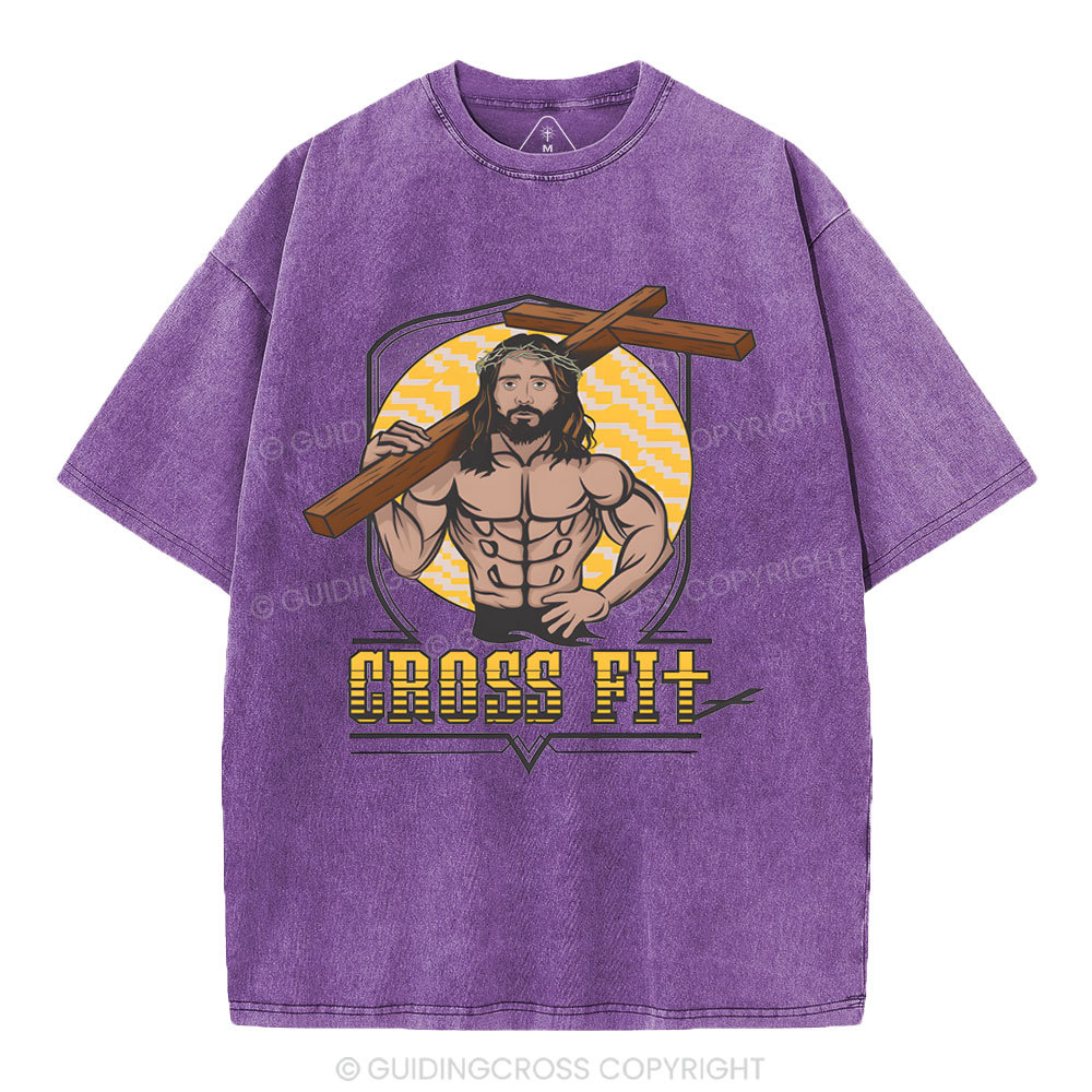 Cross Fit Christian Washed T-Shirt