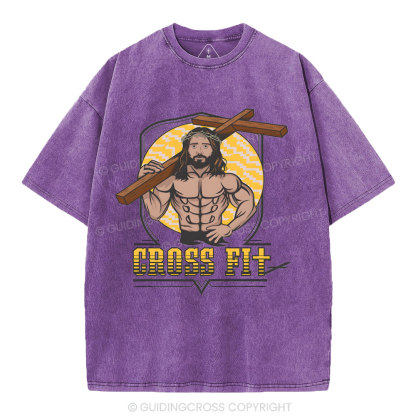 Cross Fit Christian Washed T-Shirt