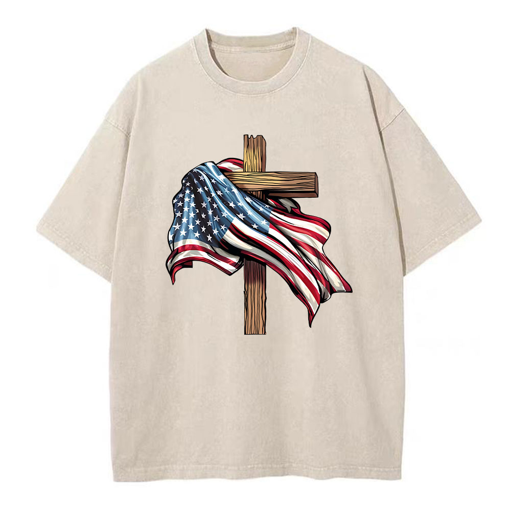 Vintage Washed Christian Sample T-Shirt Sale-GuidingCross