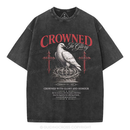 Crowed In Glory Christian Washed T-Shirt