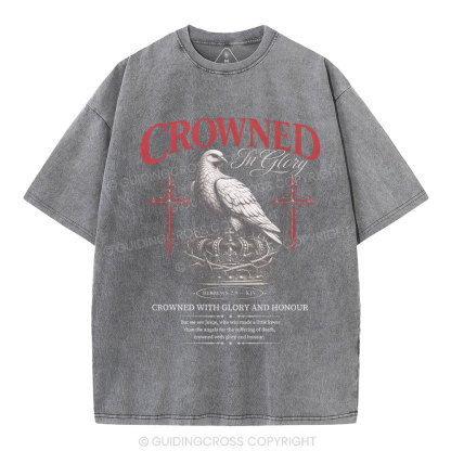 Crowed In Glory Christian Washed T-Shirt