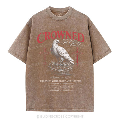 Crowed In Glory Christian Washed T-Shirt