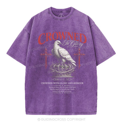 Crowed In Glory Christian Washed T-Shirt