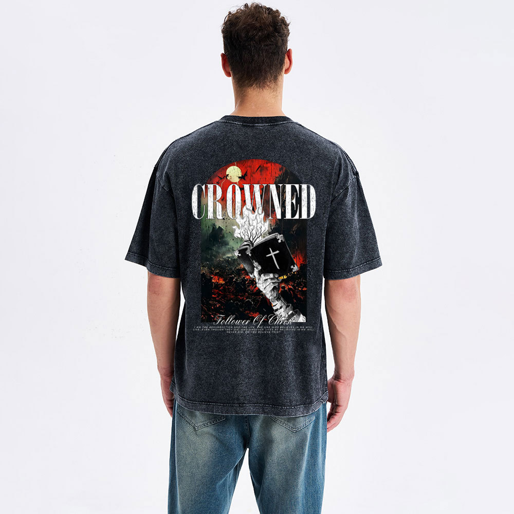 Crowned Christian Washed T-Shirt