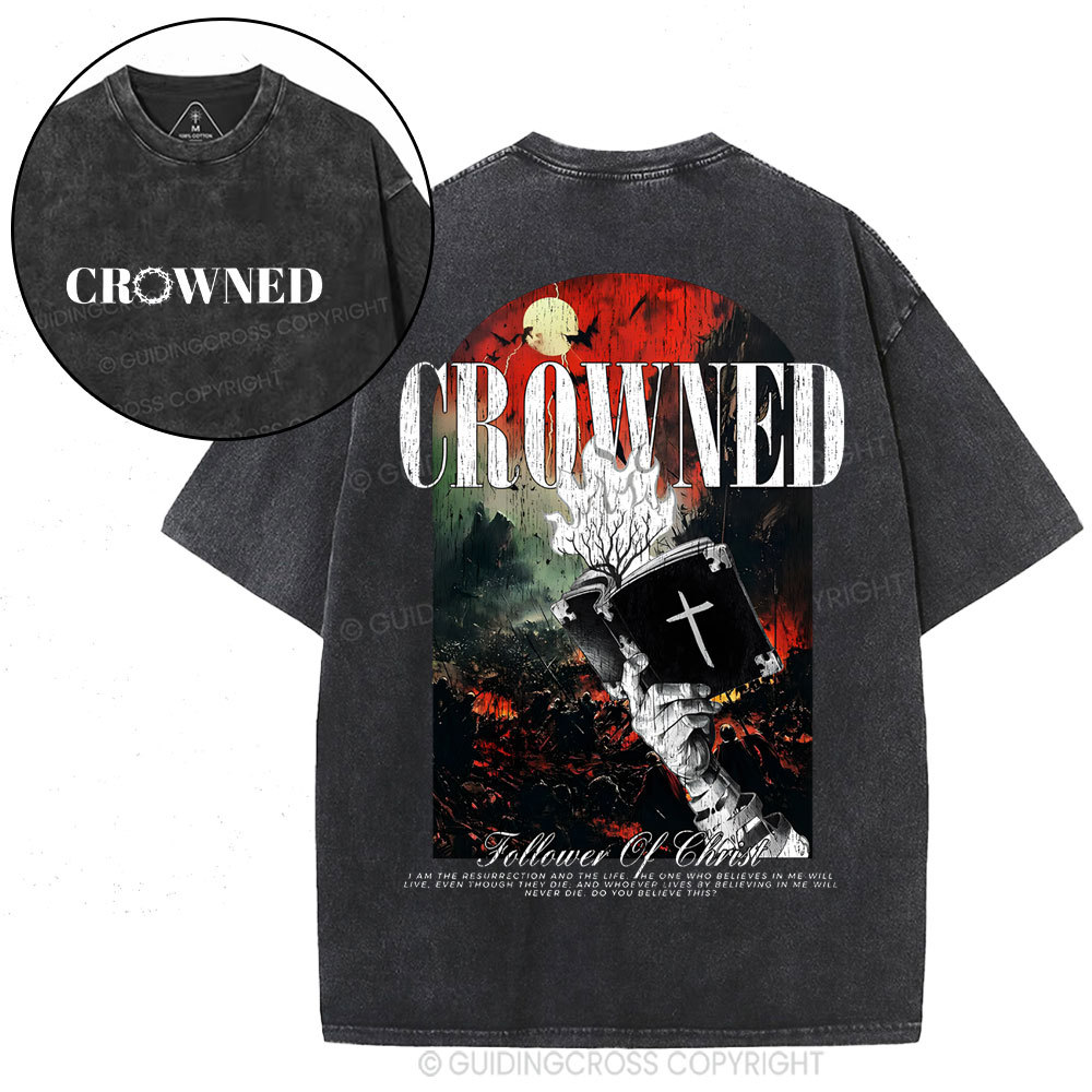 Crowned Christian Washed T-Shirt