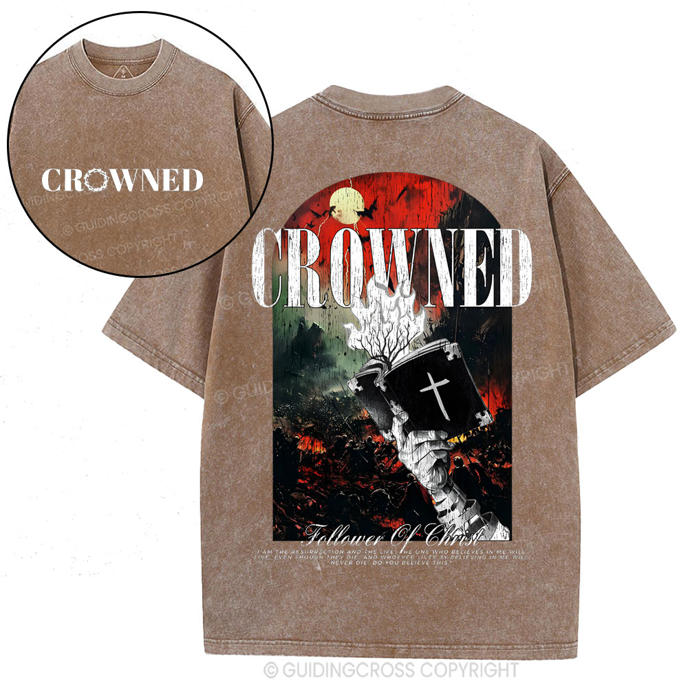 Crowned Christian Washed T-Shirt