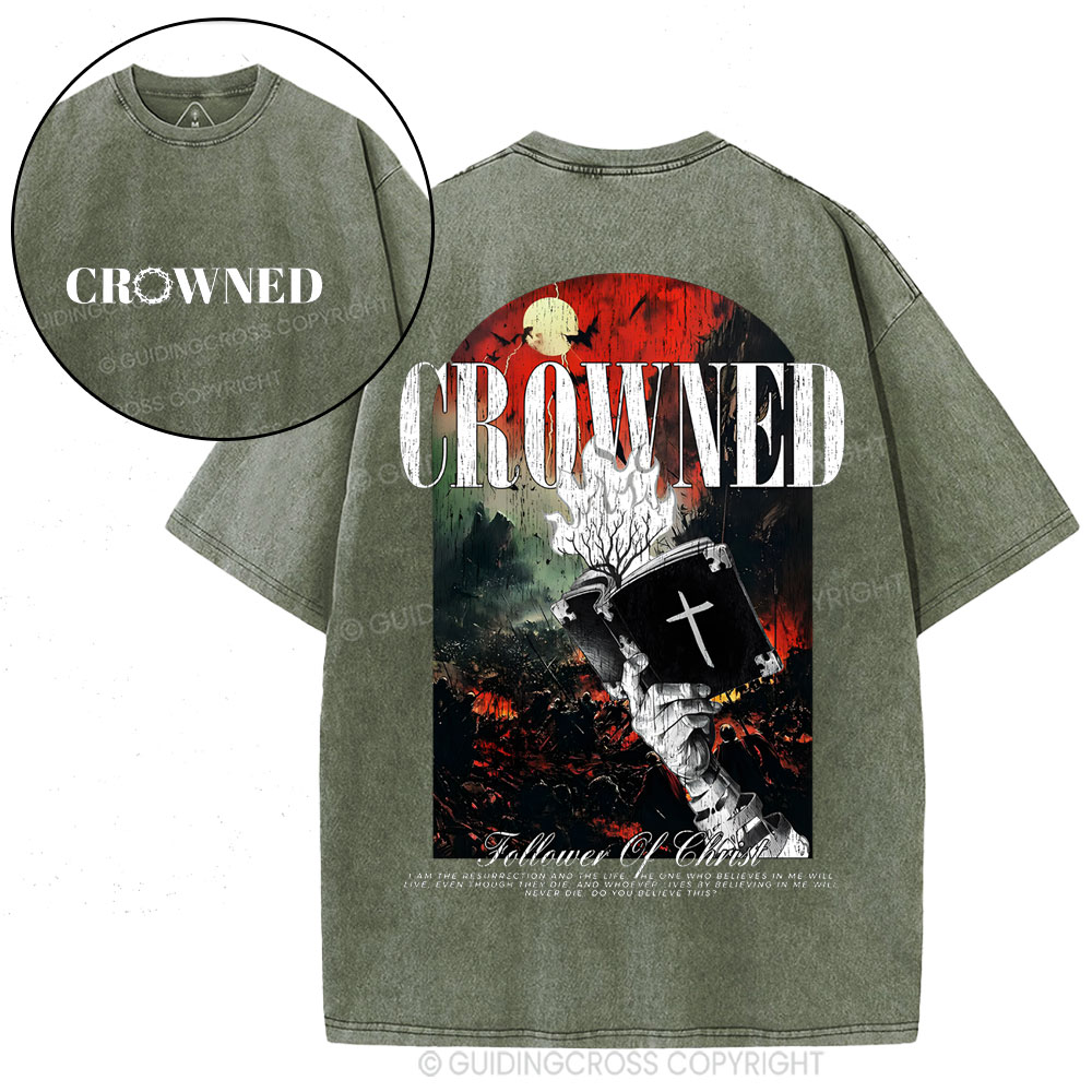 Crowned Christian Washed T-Shirt