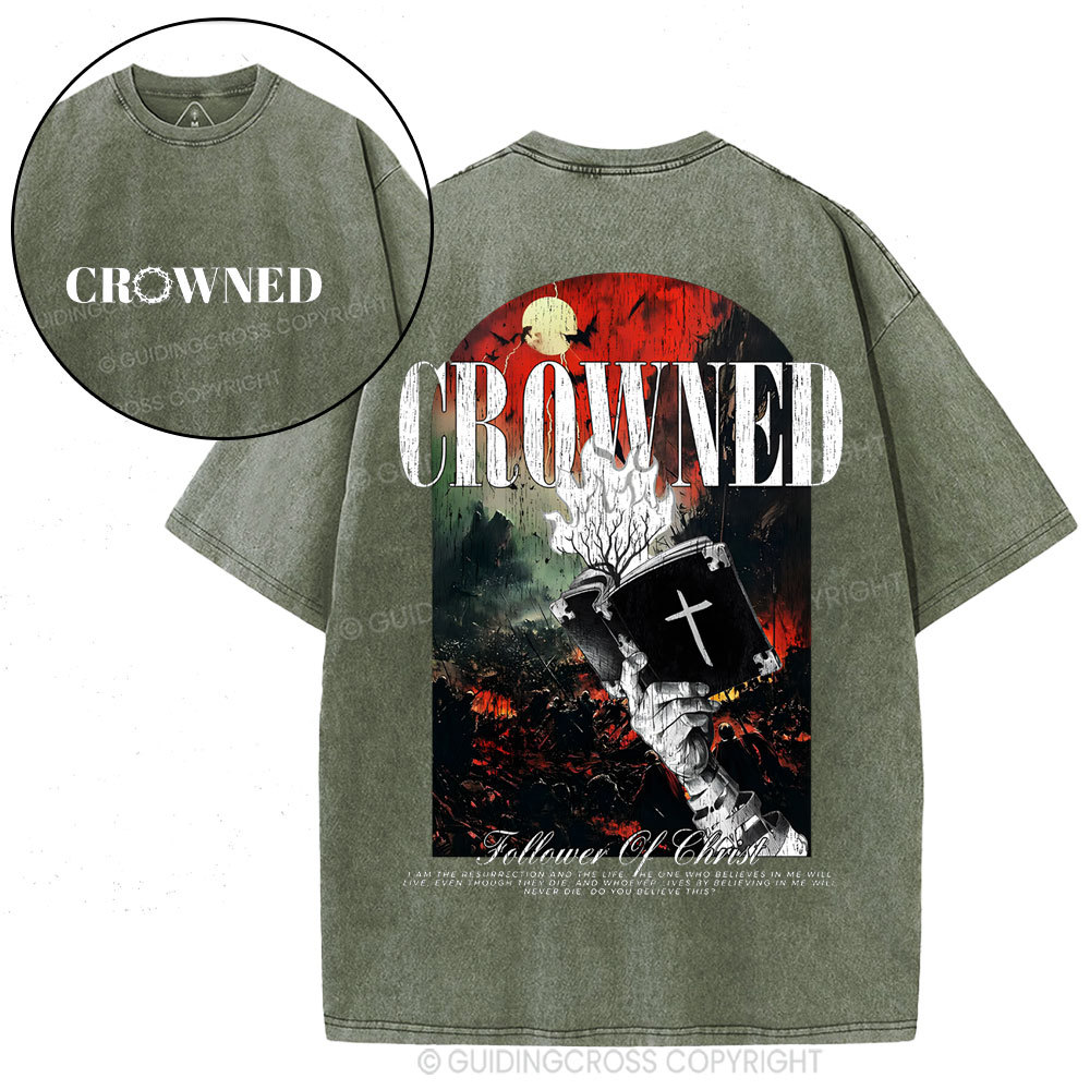 Crowned Christian Washed T-Shirt