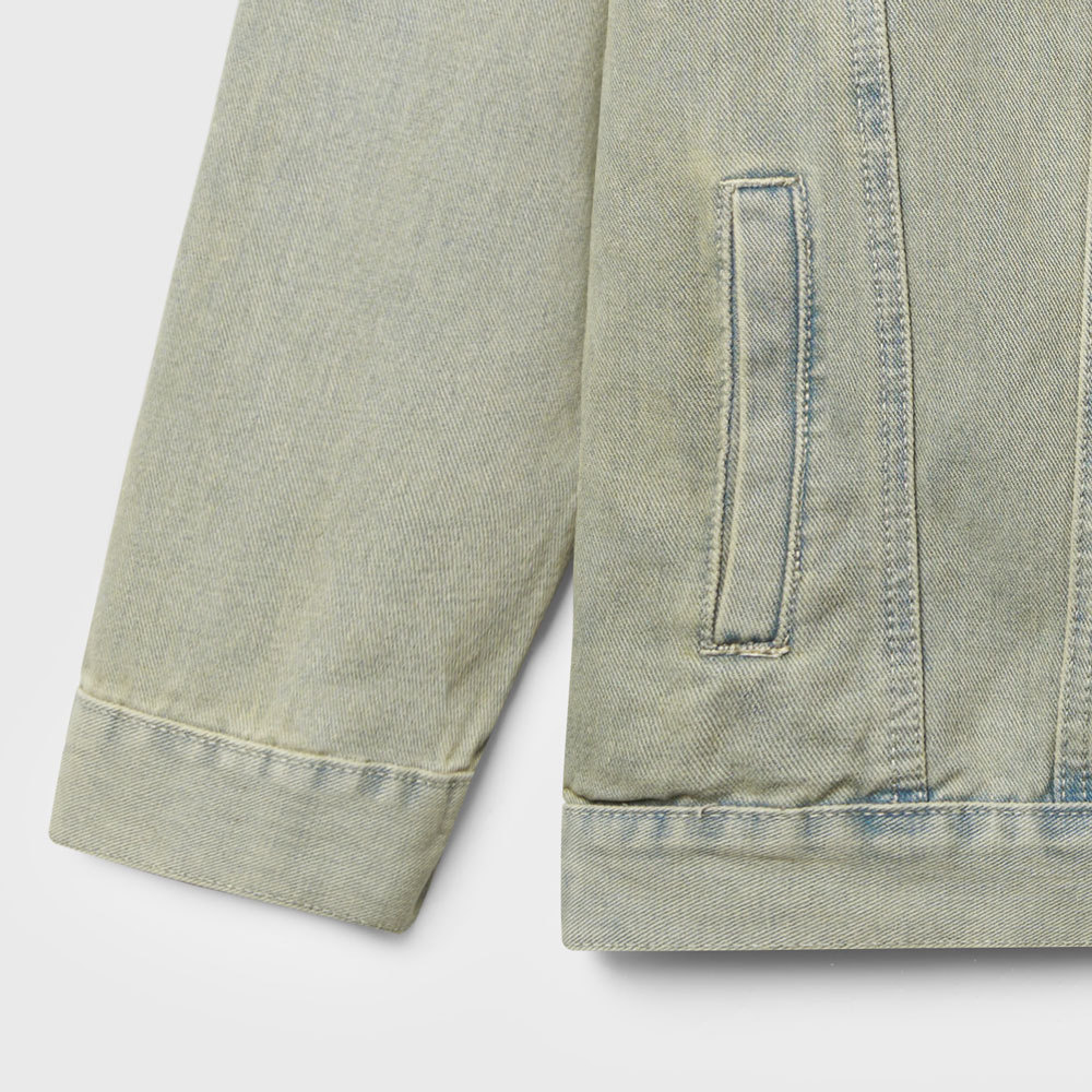 I Will Give You A New Heart And Put A New Spirit Christian Denim Jacket