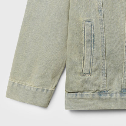 I Will Give You A New Heart And Put A New Spirit Christian Denim Jacket