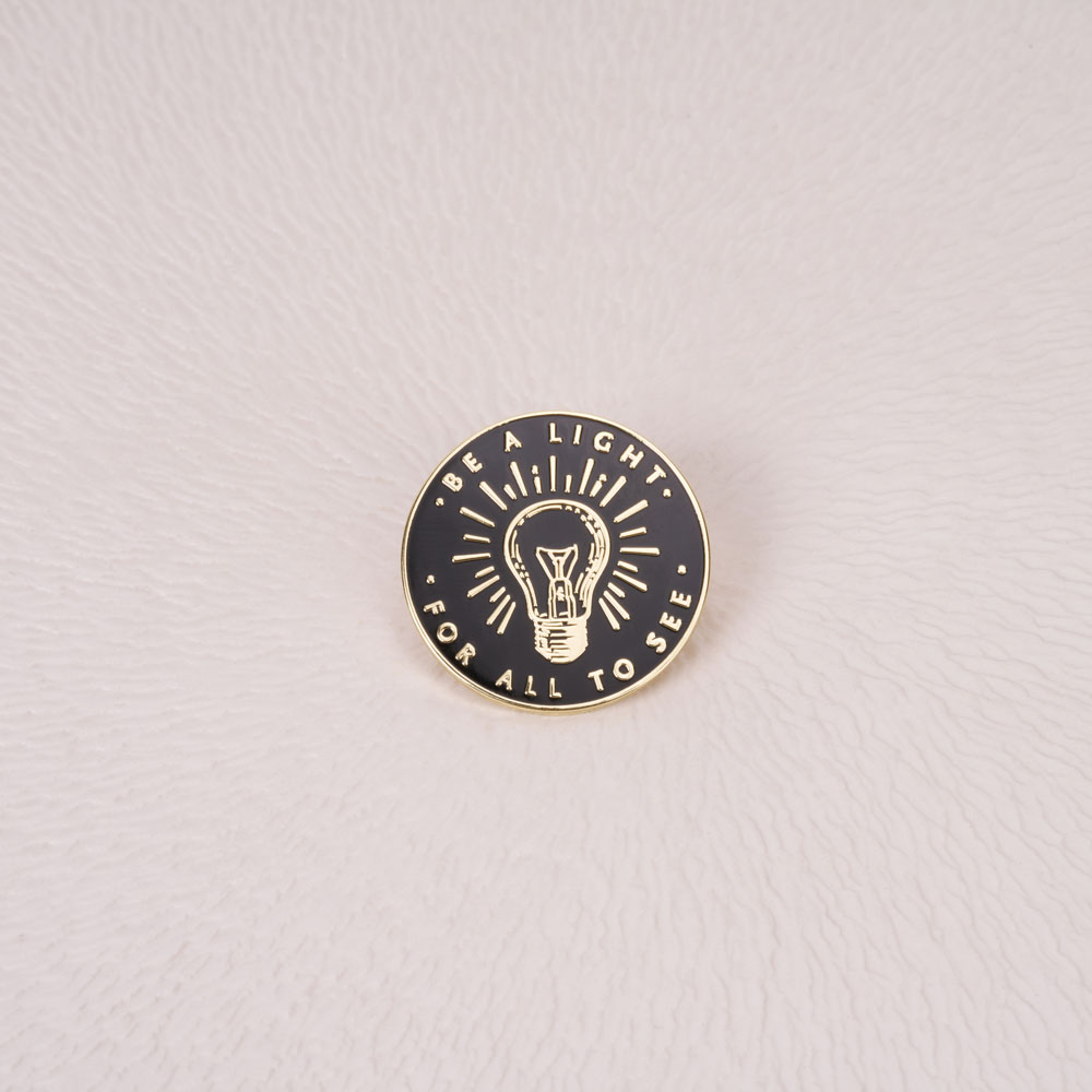 Be Light Christian Enamel Pin