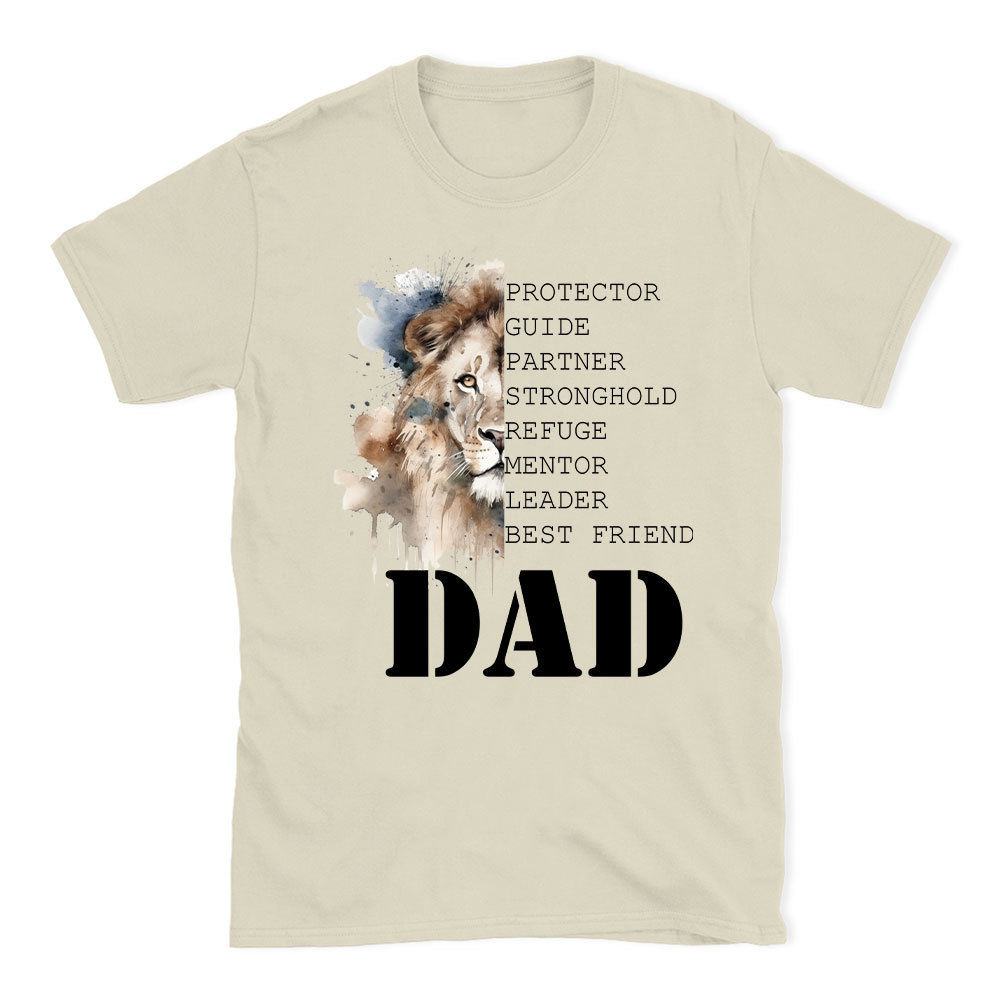 Dad And Lion Christian T-Shirt