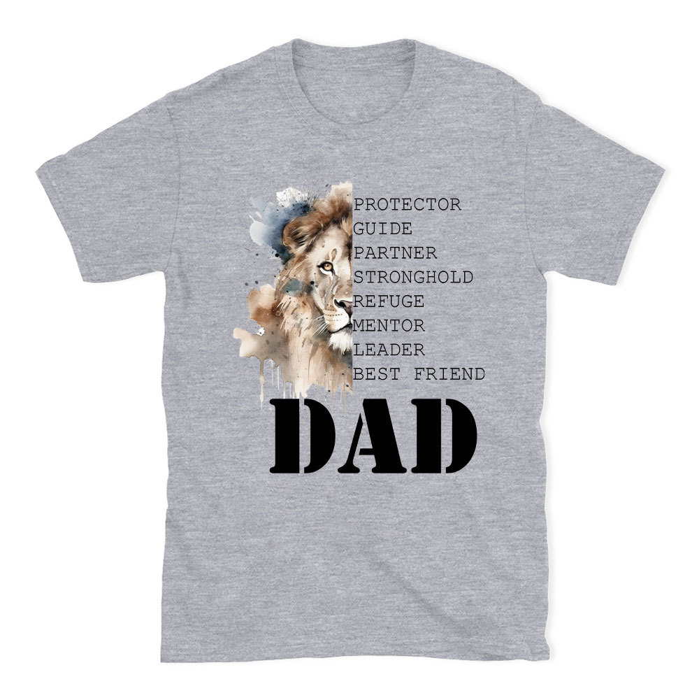 Dad And Lion Christian T-Shirt