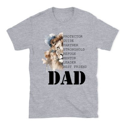 Dad And Lion Christian T-Shirt